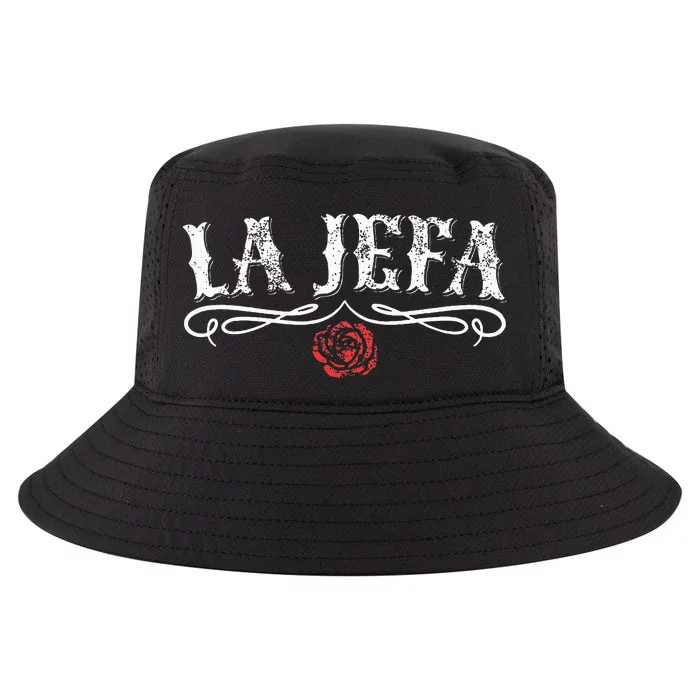 La Jefa Boss In Spanish Mexican Cool Comfort Performance Bucket Hat