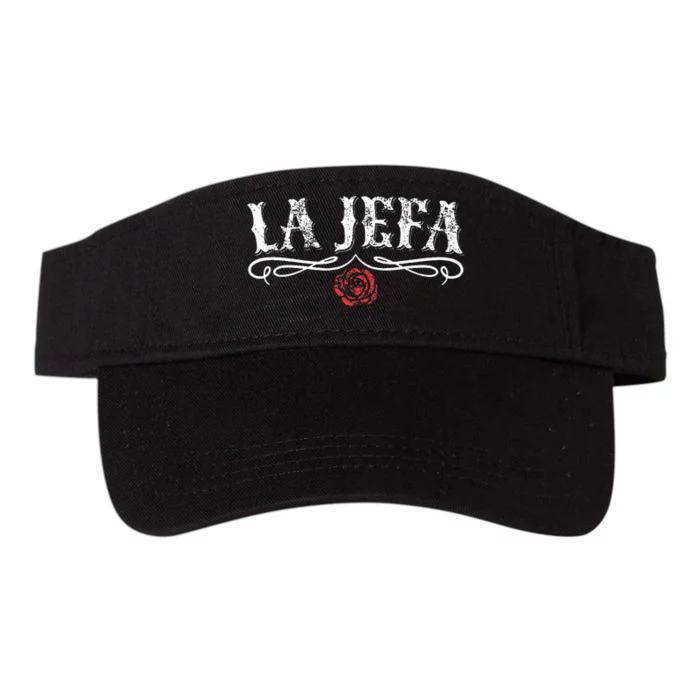 La Jefa Boss In Spanish Mexican Valucap Bio-Washed Visor