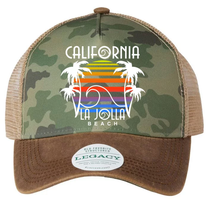 La Jolla Beach California Legacy Tie Dye Trucker Hat