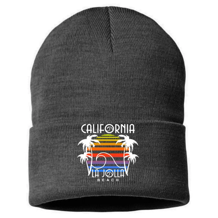 La Jolla Beach California Sustainable Knit Beanie