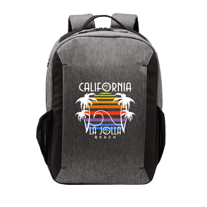 La Jolla Beach California Vector Backpack