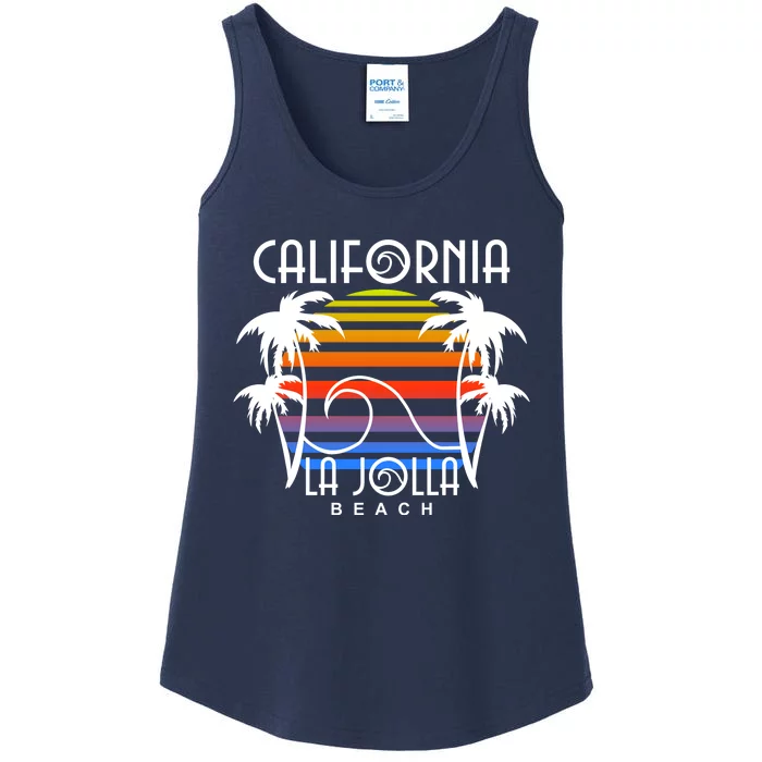 La Jolla Beach California Ladies Essential Tank