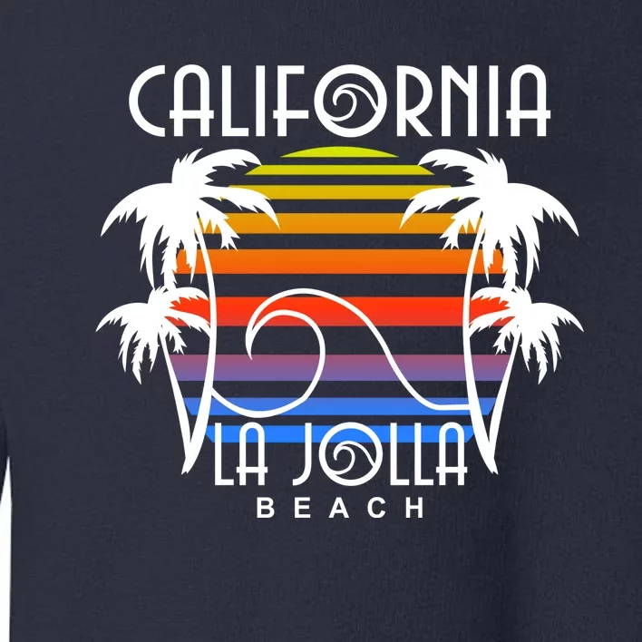 La Jolla Beach California Toddler Sweatshirt