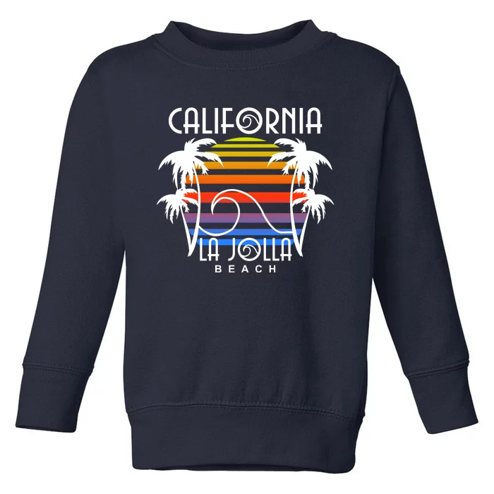 La Jolla Beach California Toddler Sweatshirt