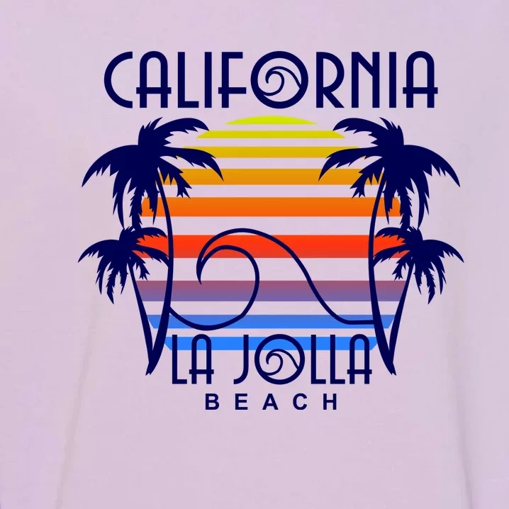 La Jolla Beach California Garment-Dyed Sweatshirt