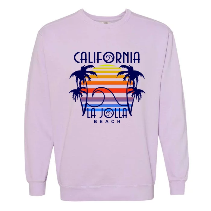 La Jolla Beach California Garment-Dyed Sweatshirt