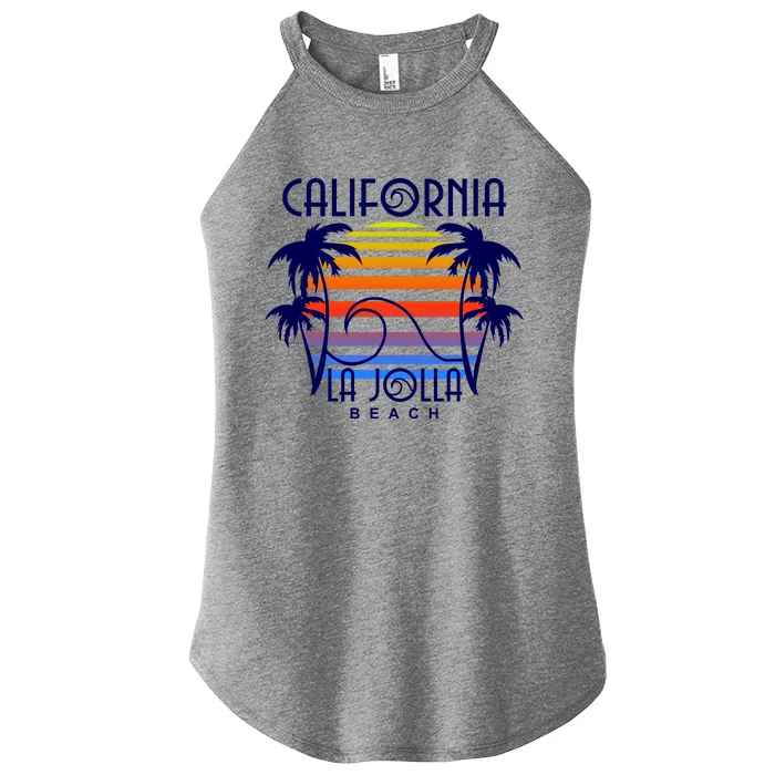 La Jolla Beach California Women’s Perfect Tri Rocker Tank