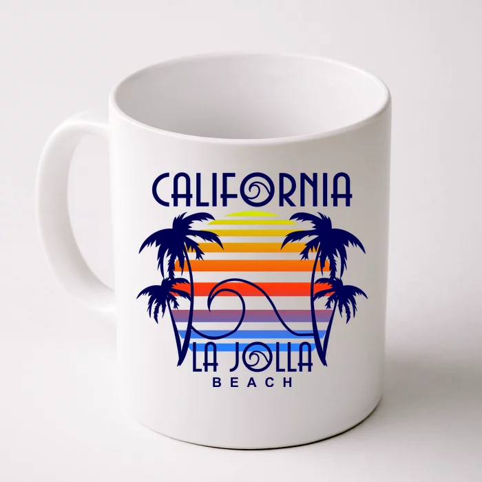 La Jolla Beach California Front & Back Coffee Mug