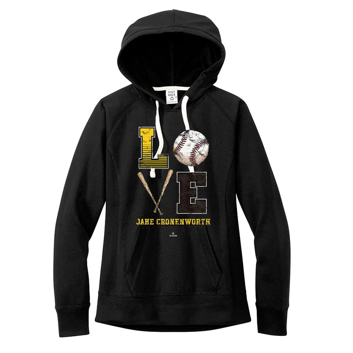 Love Jake Cronenworth Jake Cronenworth San Diego Women's Fleece Hoodie