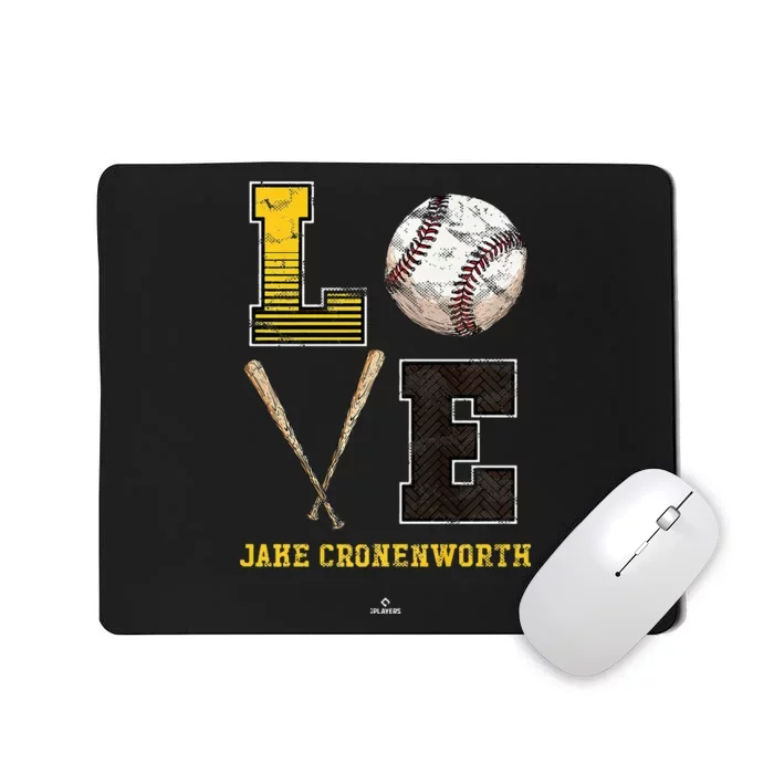 Love Jake Cronenworth Jake Cronenworth San Diego Mousepad