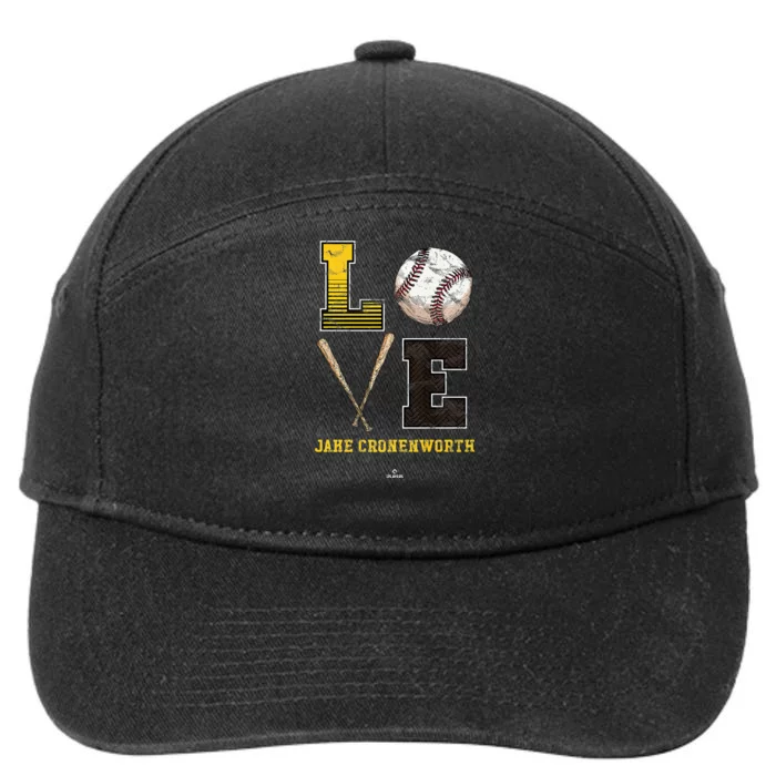 Love Jake Cronenworth Jake Cronenworth San Diego 7-Panel Snapback Hat