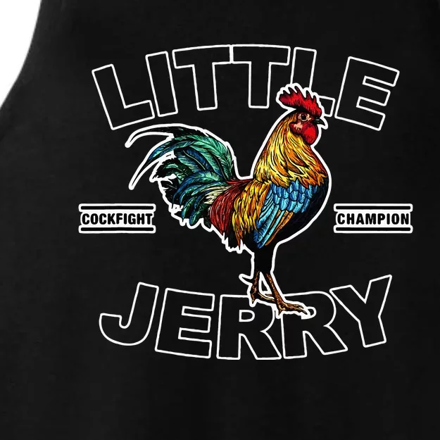 Little Jerry Cockfight Champion Ladies Tri-Blend Wicking Tank