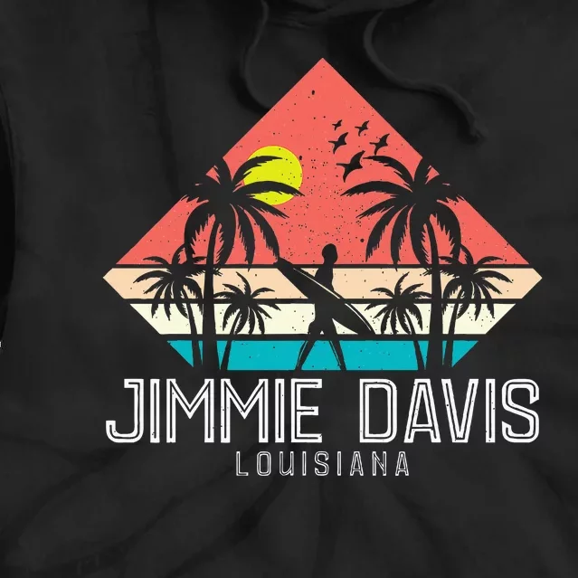 Louisiana Jimmie Davis Board Rider Surfing Tie Dye Hoodie