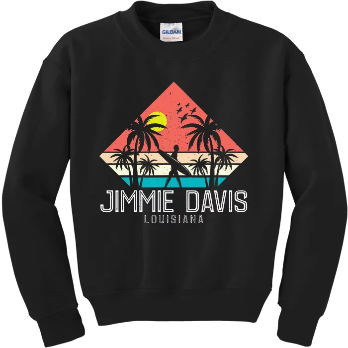 Louisiana Jimmie Davis Board Rider Surfing Kids Sweatshirt