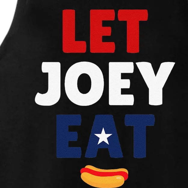 Let Joey Eat Ladies Tri-Blend Wicking Tank