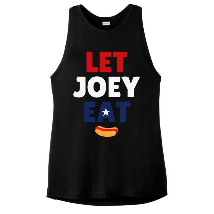 Let Joey Eat Ladies Tri-Blend Wicking Tank