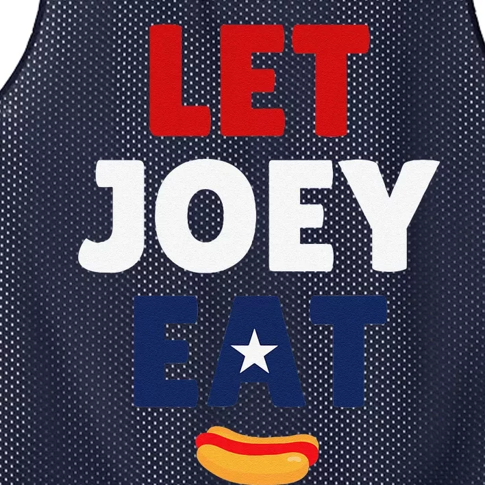 Let Joey Eat Mesh Reversible Basketball Jersey Tank