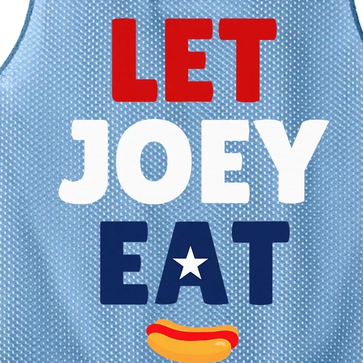 Let Joey Eat Mesh Reversible Basketball Jersey Tank