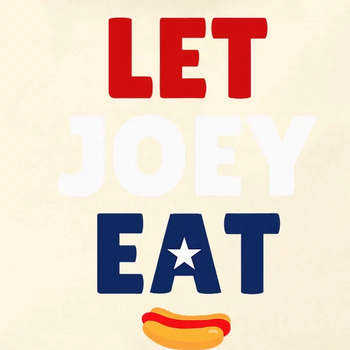 Let Joey Eat Zip Tote Bag