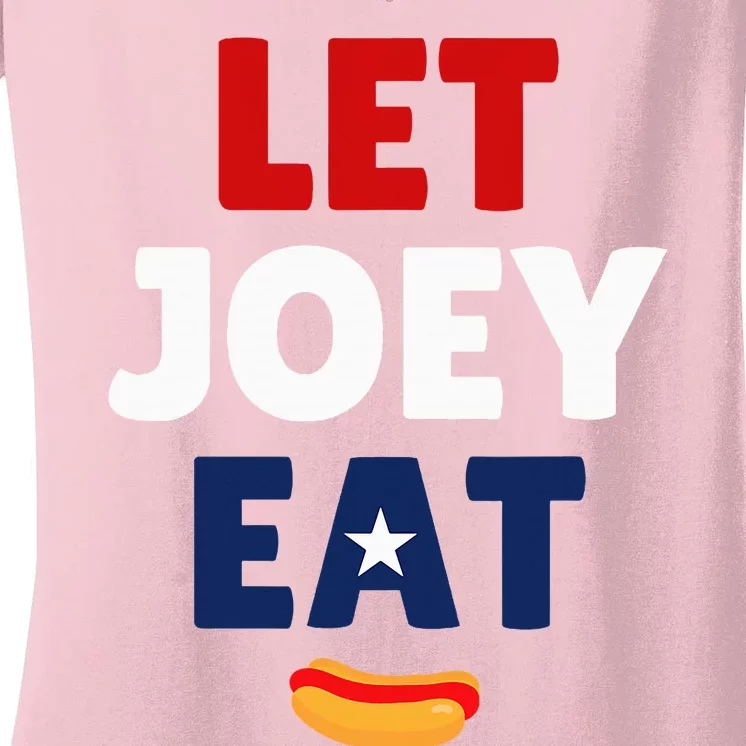 Let Joey Eat Women's V-Neck T-Shirt