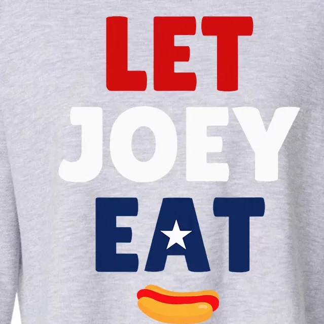 Let Joey Eat Cropped Pullover Crew