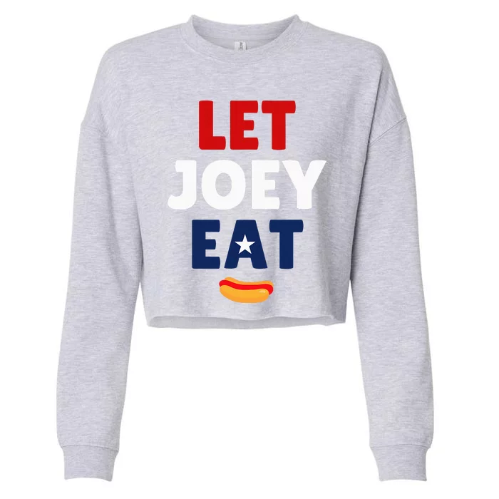 Let Joey Eat Cropped Pullover Crew