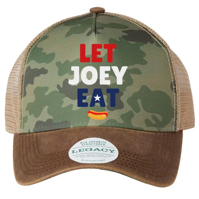 Let Joey Eat Funny Design Legacy Tie Dye Trucker Hat