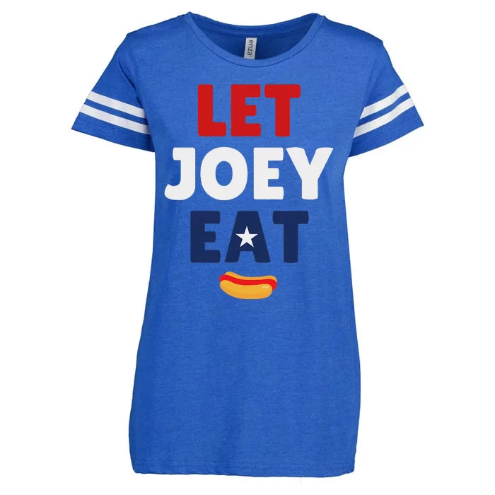 Let Joey Eat Funny Design Enza Ladies Jersey Football T-Shirt