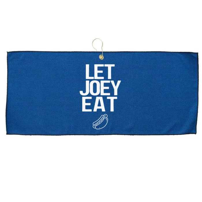 Let Joey Eat. Bring Back Chestnut Contest Winner Large Microfiber Waffle Golf Towel