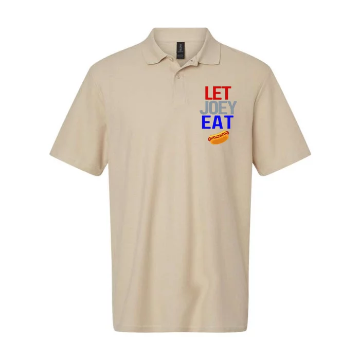 Let Joey Eat. Bring Back Chestnut Contest Winner Softstyle Adult Sport Polo