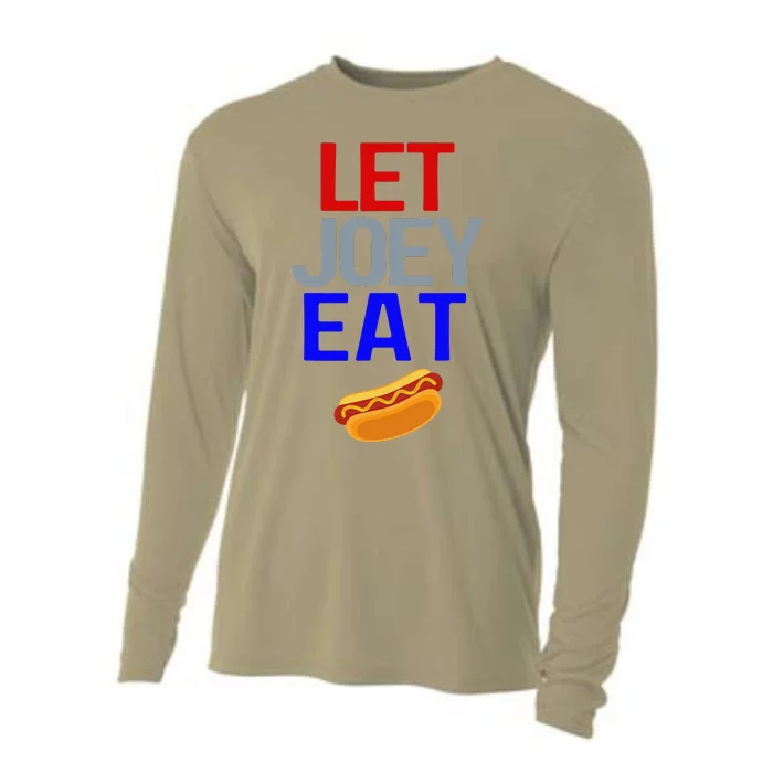 Let Joey Eat. Bring Back Chestnut Contest Winner Cooling Performance Long Sleeve Crew