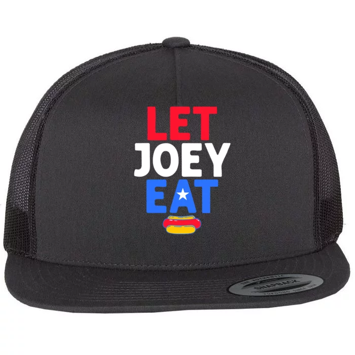 Let Joey Eat Flat Bill Trucker Hat