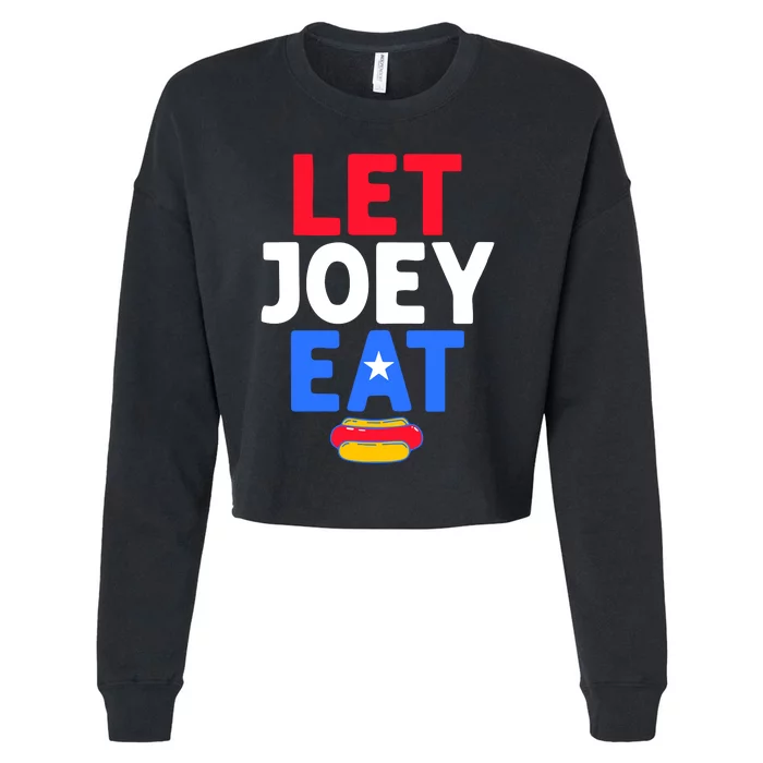 Let Joey Eat Cropped Pullover Crew