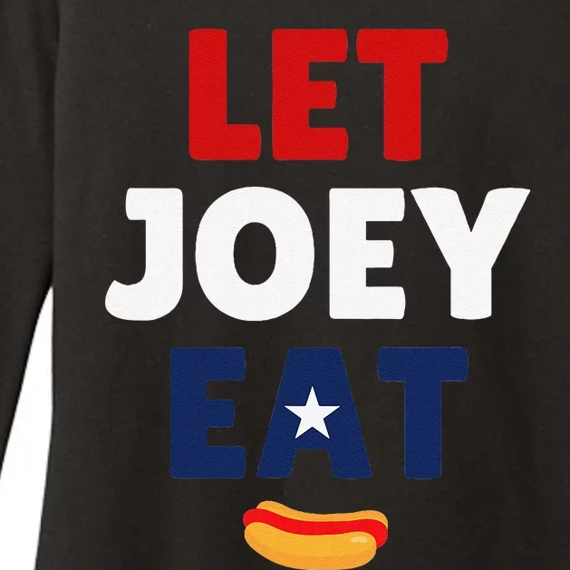 Let Joey Eat Womens CVC Long Sleeve Shirt