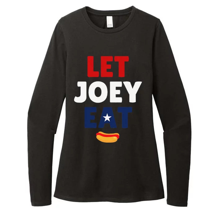 Let Joey Eat Womens CVC Long Sleeve Shirt