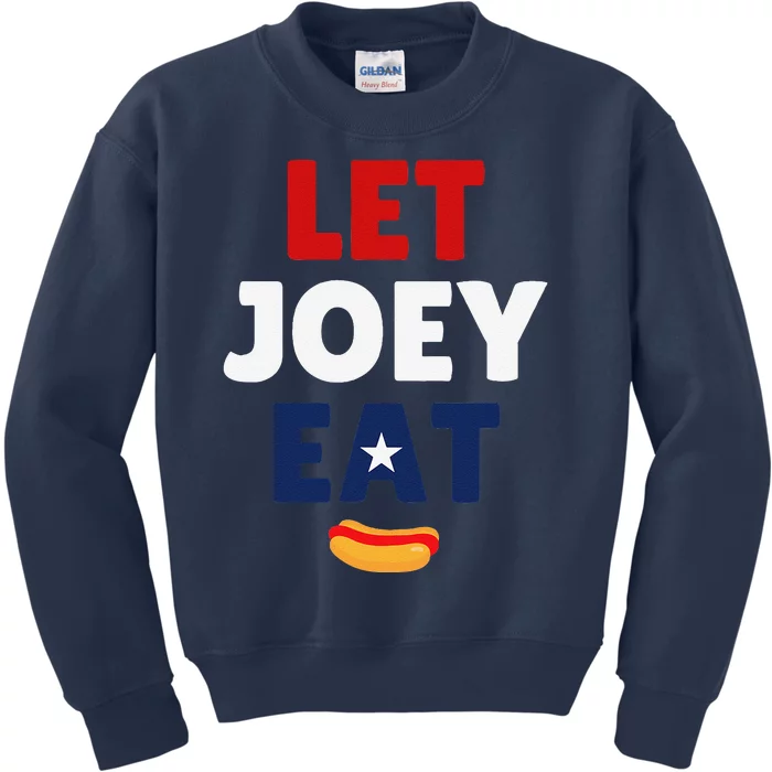 Let Joey Eat Kids Sweatshirt