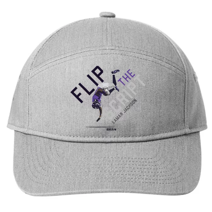 Lamar Jackson Flip The Script 7-Panel Snapback Hat