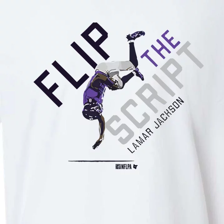 Lamar Jackson Flip The Script Sueded Cloud Jersey T-Shirt