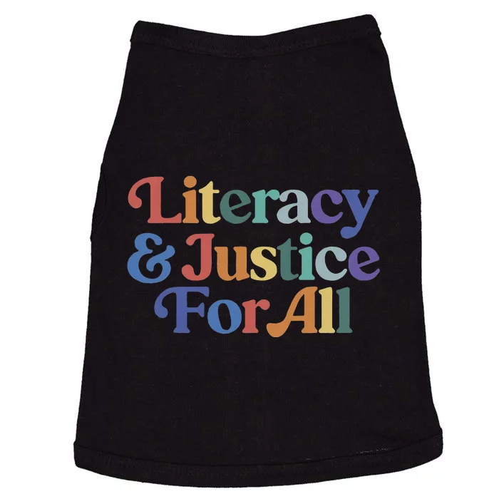 Literacy Justice For All Doggie Tank