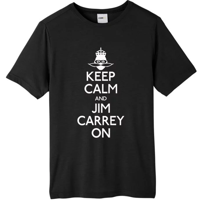 Limited Jeff Fowler Keep Calm And Jim Carrey On ChromaSoft Performance T-Shirt