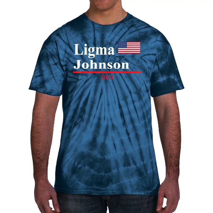 Ligma Johnson Funny Presidential Election 2024 Parody Tie-Dye T-Shirt