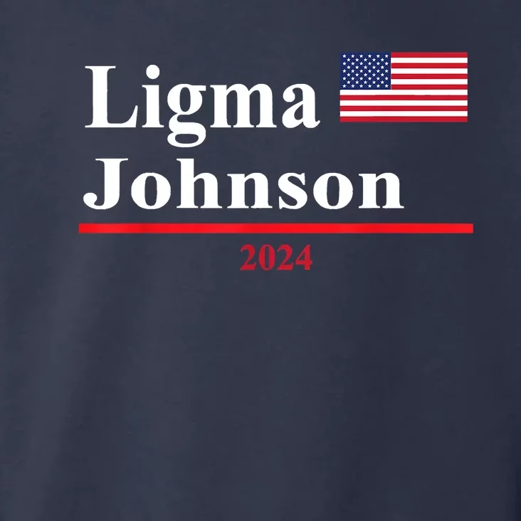 Ligma Johnson Funny Presidential Election 2024 Parody Toddler Hoodie