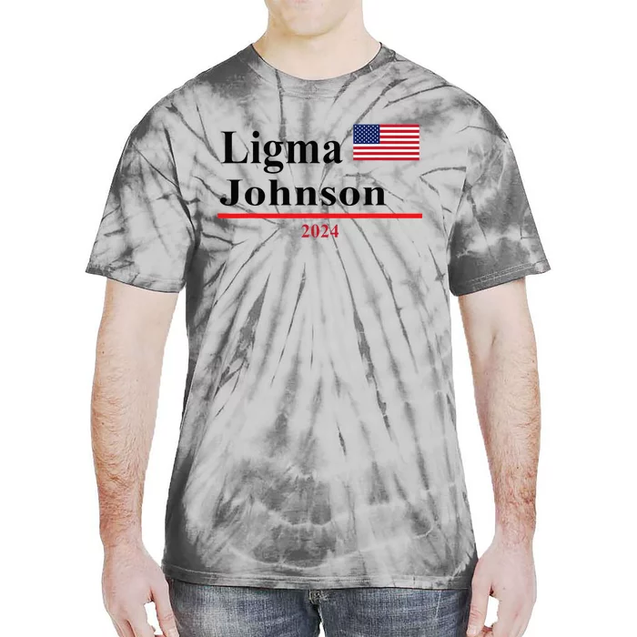 Ligma Johnson Funny Presidential Election 2024 Parody Tie-Dye T-Shirt