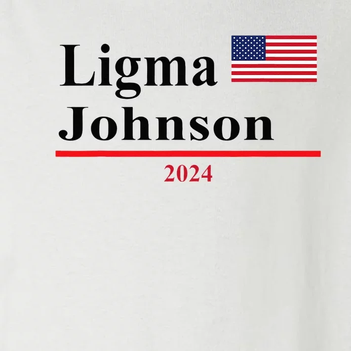 Ligma Johnson Funny Presidential Election 2024 Parody Toddler Long Sleeve Shirt