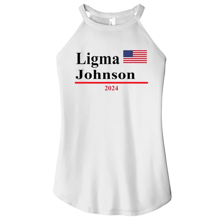 Ligma Johnson Funny Presidential Election 2024 Parody Women’s Perfect Tri Rocker Tank