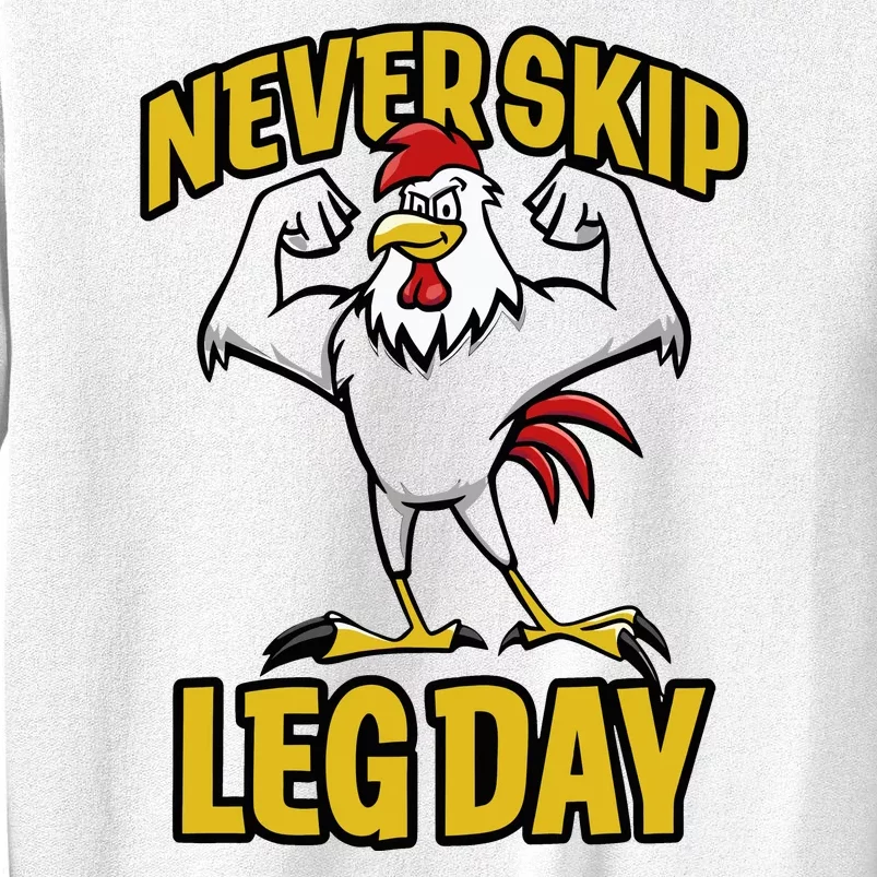 Limited Joey Jones Wearing Never Skip Leg Day Rooster Sweatshirt