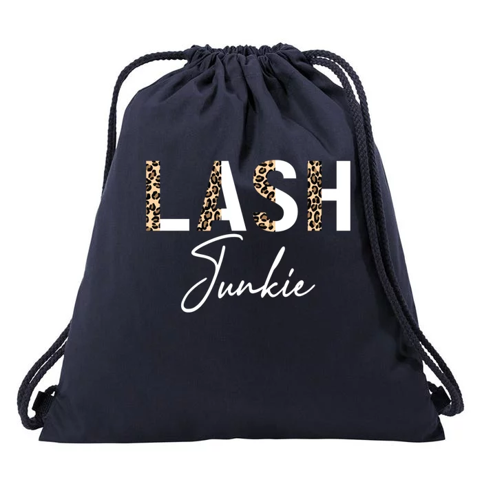 Lash Junkie Lash Bar Eyelash Tech Lash Artist Gift Drawstring Bag