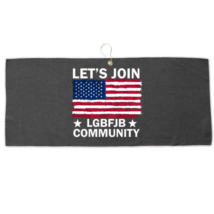 Lets Join Lgbfjb Community Large Microfiber Waffle Golf Towel