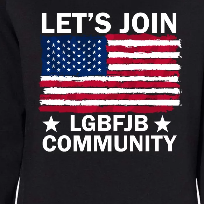 Lets Join Lgbfjb Community Womens California Wash Sweatshirt