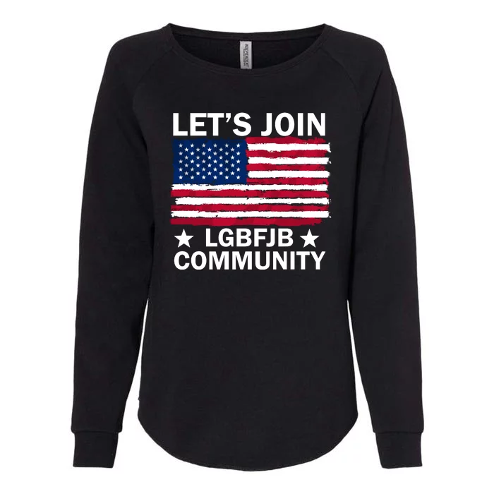 Lets Join Lgbfjb Community Womens California Wash Sweatshirt